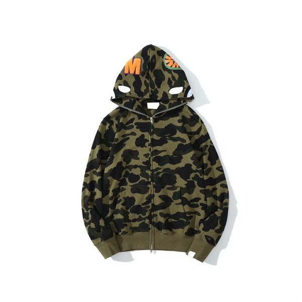 2022 camo zip-front designer men's hoodie camouflage print sweatshirt bathing cardigan hoodies hip hop letters long sleeve plush mens w, Black
2022 camo zip-front designer men's hoodie camouflage print sweatshirt bathing cardigan hoodies hip hop letters long sleeve plush mens w, Black