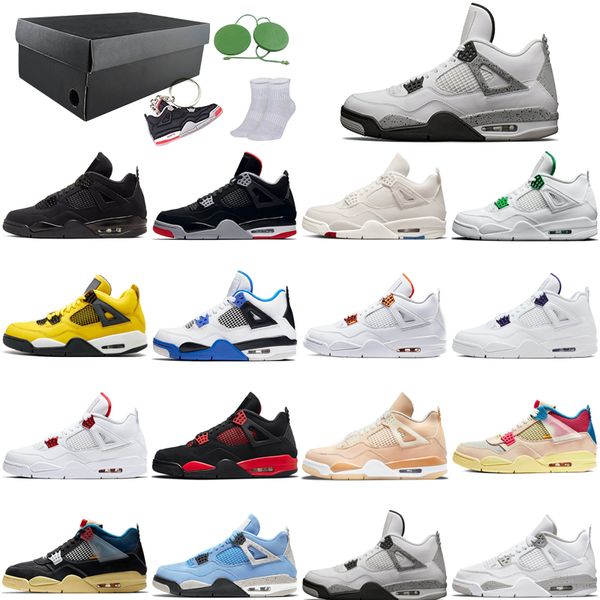 new original with box black cat jumpman basketball shoes 4 4s bred canvas red thunder zen master white oreo shimmer lightning red metallic s
new original with box black cat jumpman basketball shoes 4 4s bred canvas red thunder zen master white oreo shimmer lightning red metallic s