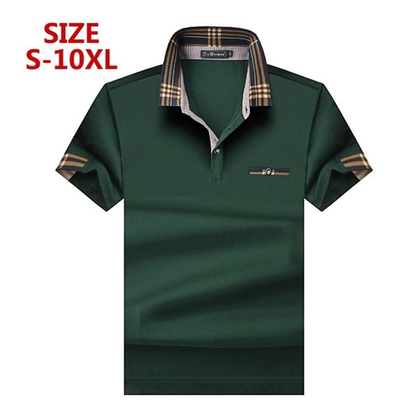 plus size s 10xl brand fashion classic men polo shirt summer short sleeve polos mens solid cotton 220714, White;black
plus size s 10xl brand fashion classic men polo shirt summer short sleeve polos mens solid cotton 220714, White;black