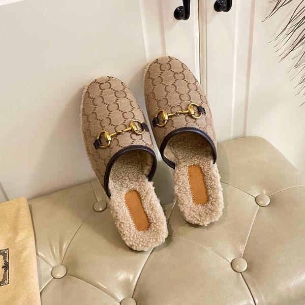 designer princetown slippers winter women wool loafers ladies warm lazy non-slip slides classic metal buckle embroidery cotton shoes, Black
designer princetown slippers winter women wool loafers ladies warm lazy non-slip slides classic metal buckle embroidery cotton shoes, Black