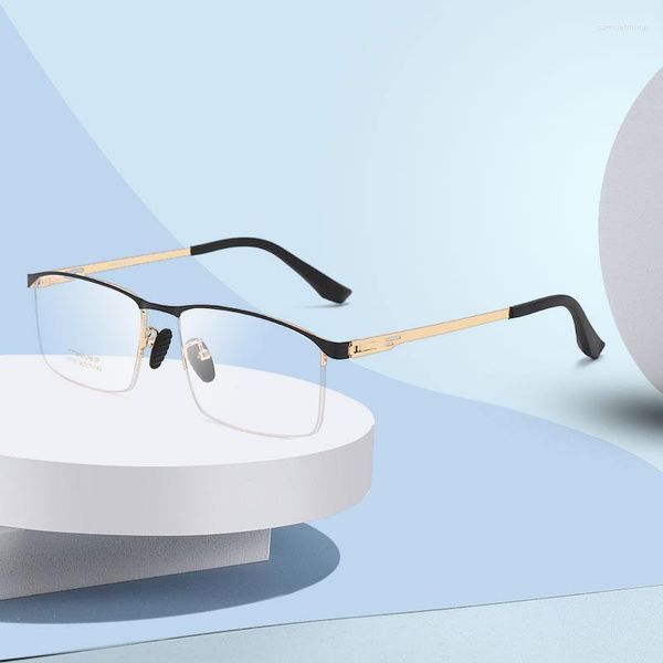 sunglasses half rimless optical glasses frame with recipe blue light blocking eyeglasses men prescription eyewear titanium alloy 6105sunglas, White;black
sunglasses half rimless optical glasses frame with recipe blue light blocking eyeglasses men prescription eyewear titanium alloy 6105sunglas, White;black
