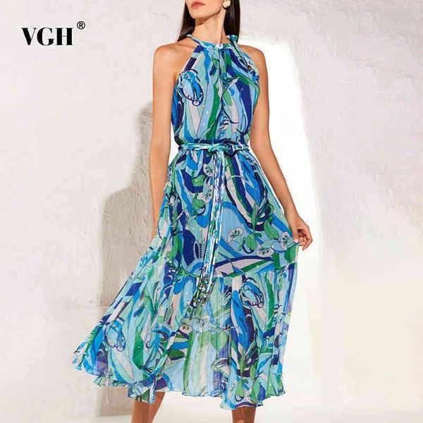 print lace up dress female halter collar sleeveless high waist hit color bohemian summer dresses fashion 210507, Black;gray
print lace up dress female halter collar sleeveless high waist hit color bohemian summer dresses fashion 210507, Black;gray