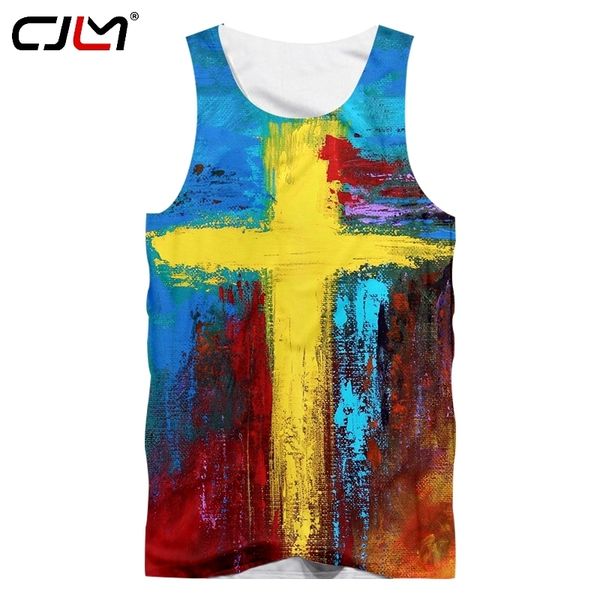 cjlm men fashion tank casual slim vest 3d cross print painting sleeveless male hiphop colorful plussize dropship 5xl 220623, White;black
cjlm men fashion tank casual slim vest 3d cross print painting sleeveless male hiphop colorful plussize dropship 5xl 220623, White;black