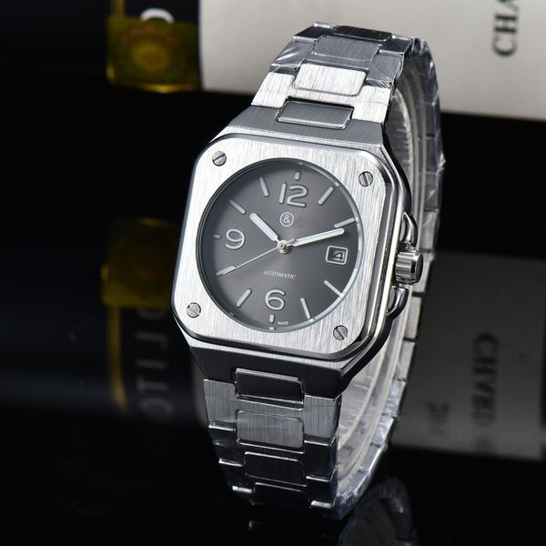 men's luxury military automatic quartz watch classic business square calendar steel band men's watch 220724, Slivery;brown
men's luxury military automatic quartz watch classic business square calendar steel band men's watch 220724, Slivery;brown