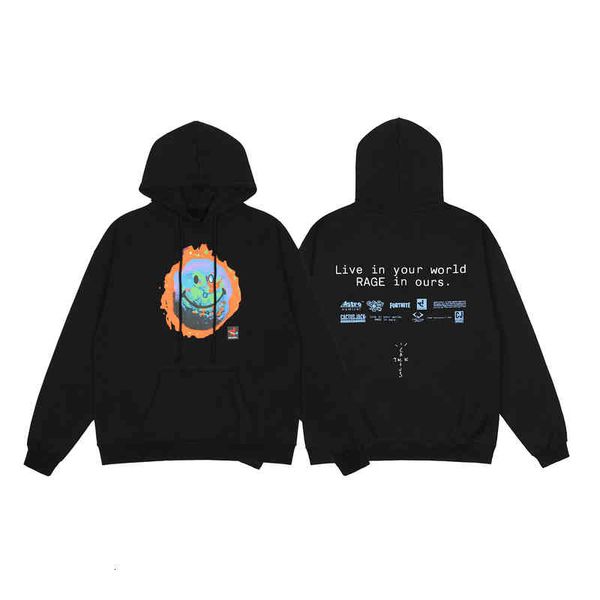 men's hoodies sweatshirts autumn and winter t. s smiling face earth hooded plush sweater for men women, Black
men's hoodies sweatshirts autumn and winter t. s smiling face earth hooded plush sweater for men women, Black