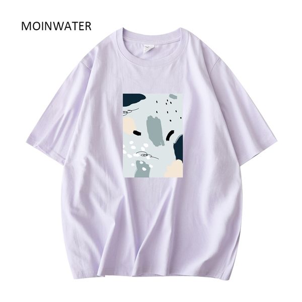 moinwater women summer t-shirts female cotton fashion print tees lady blue purple short sleeve t-shirt mt21026 220328, White
moinwater women summer t-shirts female cotton fashion print tees lady blue purple short sleeve t-shirt mt21026 220328, White