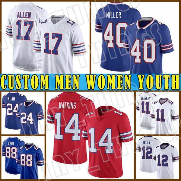 17 josh allen 14 stefon diggs 40 von miller 24 kaiir elam football jersey dawson knox tre'davious white james cook buffalos oliver poye, Black;red
17 josh allen 14 stefon diggs 40 von miller 24 kaiir elam football jersey dawson knox tre'davious white james cook buffalos oliver poye, Black;red