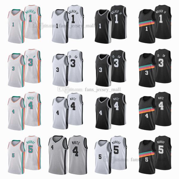 printed city basketball jerseys derrick 4 white dejounte 5 murray lonnie 1 walker keldon 3 johnson jersey color white black, Black;red
printed city basketball jerseys derrick 4 white dejounte 5 murray lonnie 1 walker keldon 3 johnson jersey color white black, Black;red