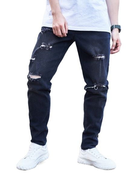 men ripped washed jeans 864p#, Blue
men ripped washed jeans 864p#, Blue
