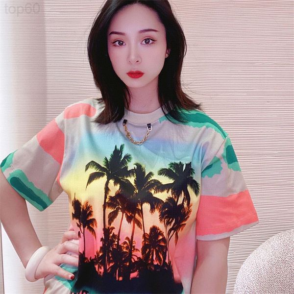 women's t-shirt designer hawaii g family short sleeve t-shirt women's 22 summer new european printed coconut tree 7dbu, White
women's t-shirt designer hawaii g family short sleeve t-shirt women's 22 summer new european printed coconut tree 7dbu, White