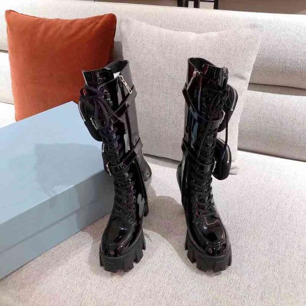 women's leather punk boots motorcycle boots small and medium legs slim fitting high heels belt buckle decoration winter series, Black
women's leather punk boots motorcycle boots small and medium legs slim fitting high heels belt buckle decoration winter series, Black