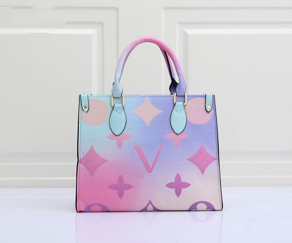 latest styles onthego tote bag designers handbag glamour gradient colour pu leather higt quality spring in the city rainbow rendering002
latest styles onthego tote bag designers handbag glamour gradient colour pu leather higt quality spring in the city rainbow rendering002