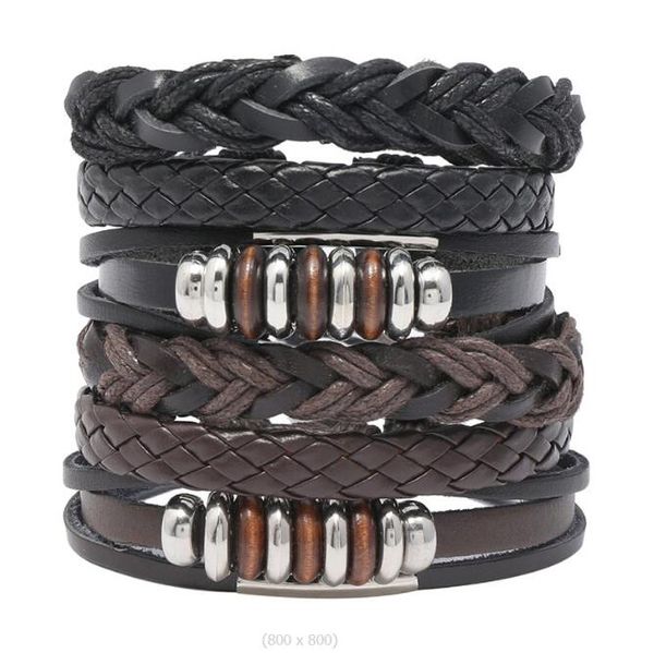 fashion flat bead series men woman cowhide bracelet diy beaded strands hip hop combination suit bracelet 6styles/1set, Black
fashion flat bead series men woman cowhide bracelet diy beaded strands hip hop combination suit bracelet 6styles/1set, Black