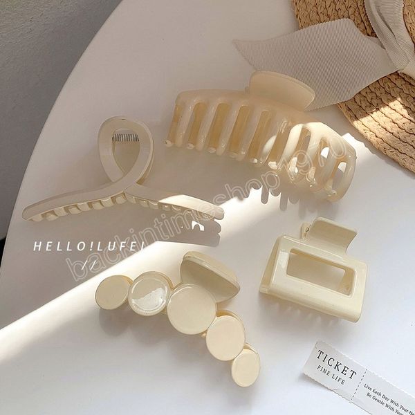 korean white hair claws elegant acrylic hair clips hairpins barrette headwear for women girls hair accessories gifts, Slivery;white
korean white hair claws elegant acrylic hair clips hairpins barrette headwear for women girls hair accessories gifts, Slivery;white