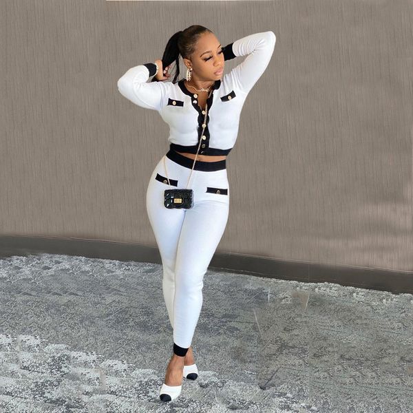 vavcy autumn pant women set button white sweatshirt lounge formal outfit 220718
vavcy autumn pant women set button white sweatshirt lounge formal outfit 220718