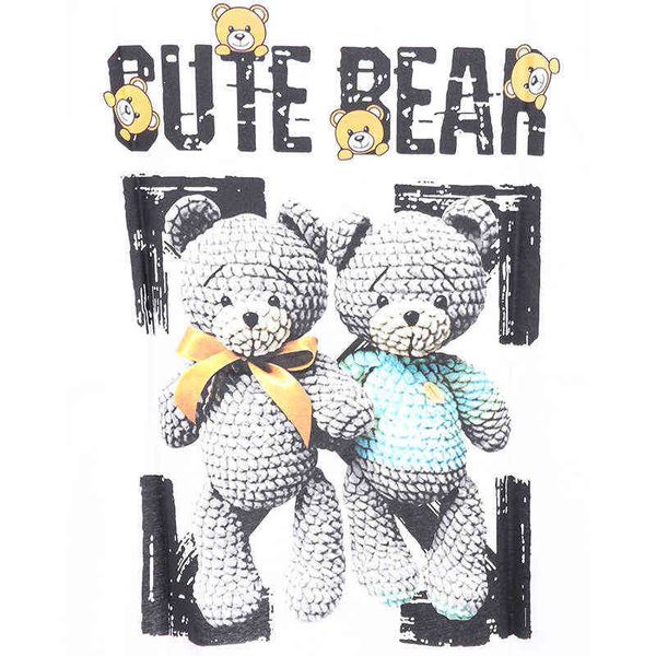 off co brand new fashion personality net red bear print ow pure cotton couple's youth men's t-shirt8p34, White;black
off co brand new fashion personality net red bear print ow pure cotton couple's youth men's t-shirt8p34, White;black