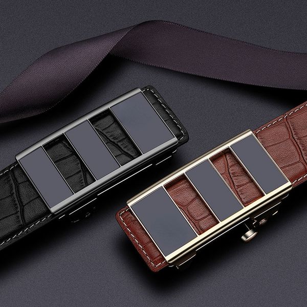 new brand luxury leather belts designer men's business designers belt pure leather automatic buckle pants belt's for men, Black;brown
new brand luxury leather belts designer men's business designers belt pure leather automatic buckle pants belt's for men, Black;brown
