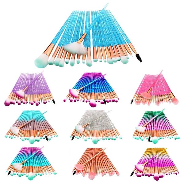 make up brushes set eyebrow makeup 20pcs diamond handling foundation lip professional cosmetic beauty brush tools
make up brushes set eyebrow makeup 20pcs diamond handling foundation lip professional cosmetic beauty brush tools
