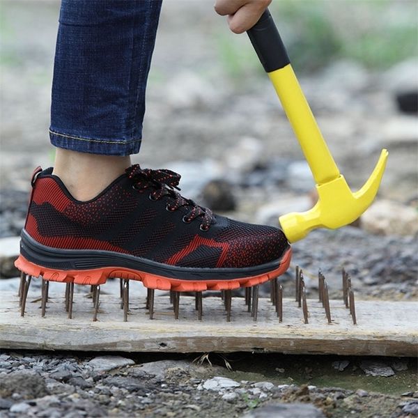 mens breathable steel toe cap safety shoes men outdoor antislip steel puncture proof construction boots work shoes y200506, Black
mens breathable steel toe cap safety shoes men outdoor antislip steel puncture proof construction boots work shoes y200506, Black