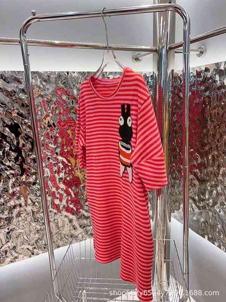 women's t-shirt spring and summer fashion big eye rabbit stripe short sleeve cartoon doll embroidery loose thin casual short sleeve 6m1, White
women's t-shirt spring and summer fashion big eye rabbit stripe short sleeve cartoon doll embroidery loose thin casual short sleeve 6m1, White