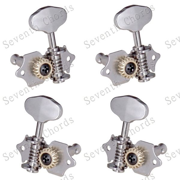 a set 2r2l chrome vintage gear ratio 1:18 open gear tuning pegs keys tuners machine head for ukulele 4 string guitar
a set 2r2l chrome vintage gear ratio 1:18 open gear tuning pegs keys tuners machine head for ukulele 4 string guitar