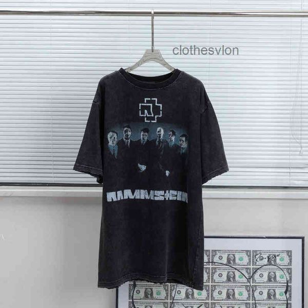 european and american 2022 designer t shirts shirt balencaigass spring summer trend german chariot washed short sleeved t-shirt me, White;black
european and american 2022 designer t shirts shirt balencaigass spring summer trend german chariot washed short sleeved t-shirt me, White;black
