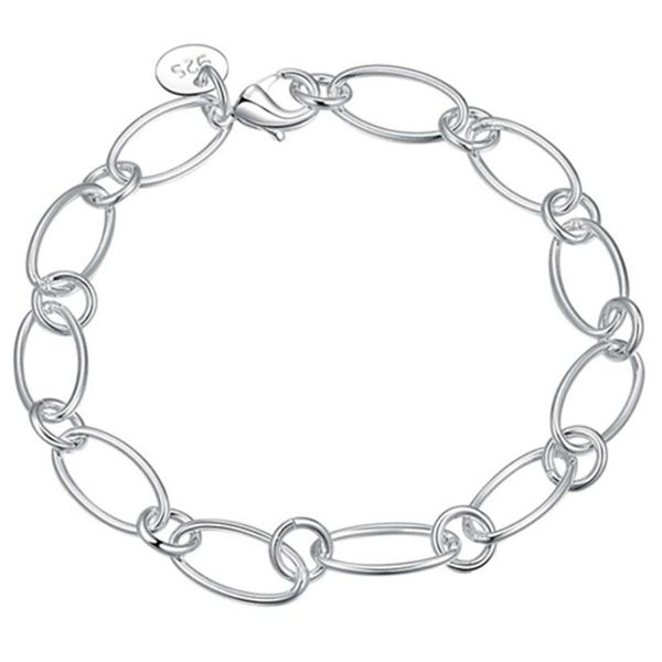 link chain 925 sliver plated gold plated paper clip bracelet fashion jewelry women men trendy anniversary birthday gift, Black
link chain 925 sliver plated gold plated paper clip bracelet fashion jewelry women men trendy anniversary birthday gift, Black