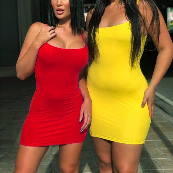 women dresses sleeveless bodycon solid color mini slim fashion summer beach club party sling 220613, Black;gray
women dresses sleeveless bodycon solid color mini slim fashion summer beach club party sling 220613, Black;gray