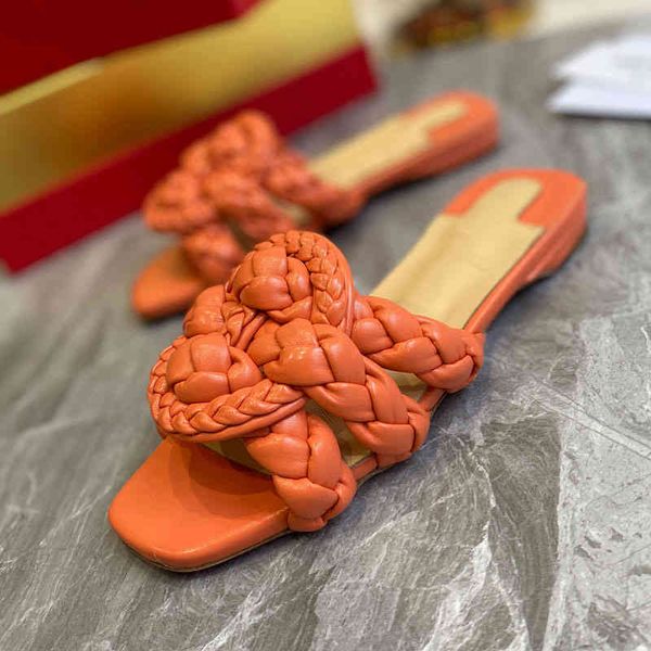 slippers women's twist braided slippers summer genuine leather flat slippers fashion custom banquet leisure sandals ladies, Black
slippers women's twist braided slippers summer genuine leather flat slippers fashion custom banquet leisure sandals ladies, Black