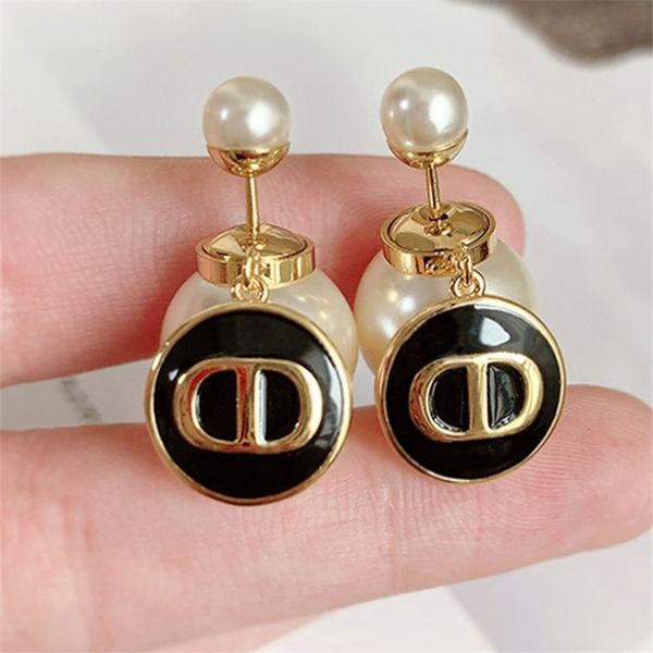 80% off outlets pair letter drop glue black shell pearl earrings women's fashion temperament simple earrings, Golden
80% off outlets pair letter drop glue black shell pearl earrings women's fashion temperament simple earrings, Golden