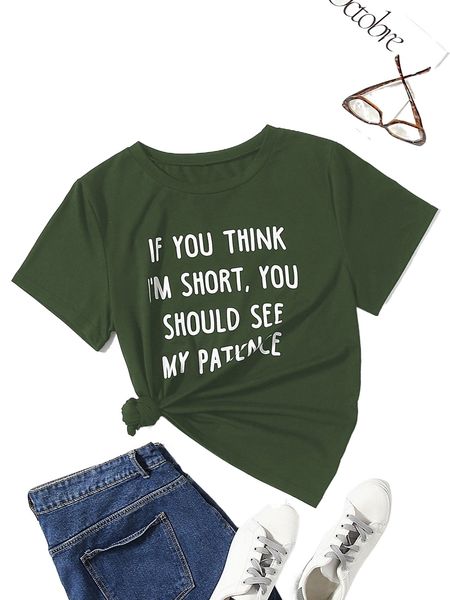 plus slogan graphic tee g2tr#, Black