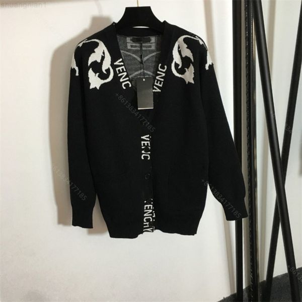 women wool knit sweater hoodie high-end brand sweaters jackets knit hoodies jacquard logo long sleeve shirt super elastic fashion womens des, White;black
women wool knit sweater hoodie high-end brand sweaters jackets knit hoodies jacquard logo long sleeve shirt super elastic fashion womens des, White;black