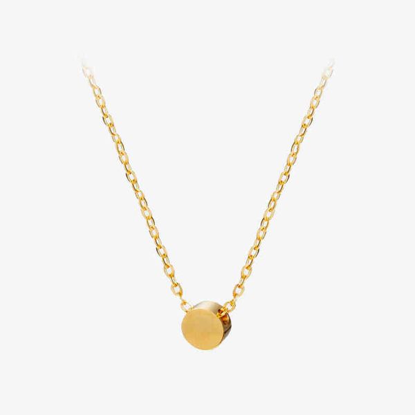 pendant necklaces enfashion geometric mini circle rose gold color pendants stainless steel women chocker jewelry 220428, Silver
pendant necklaces enfashion geometric mini circle rose gold color pendants stainless steel women chocker jewelry 220428, Silver