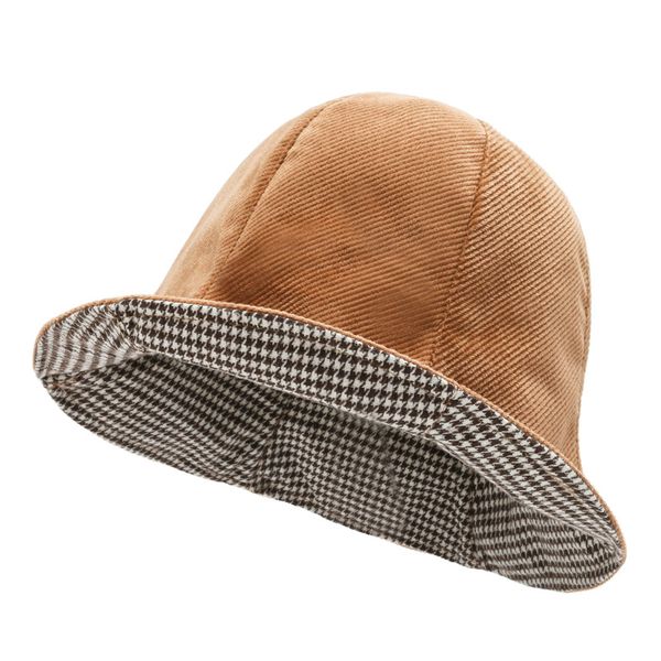 bucket hat women's leisure fisherman sunhat corduroy check solid basin cap trend versatile double-sided outdoor spring autumn, Blue;gray
bucket hat women's leisure fisherman sunhat corduroy check solid basin cap trend versatile double-sided outdoor spring autumn, Blue;gray