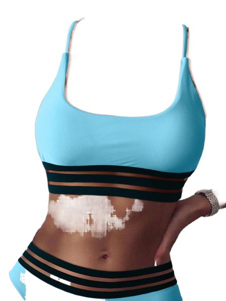 solid contrast mesh bikini 40br#, White;black
solid contrast mesh bikini 40br#, White;black