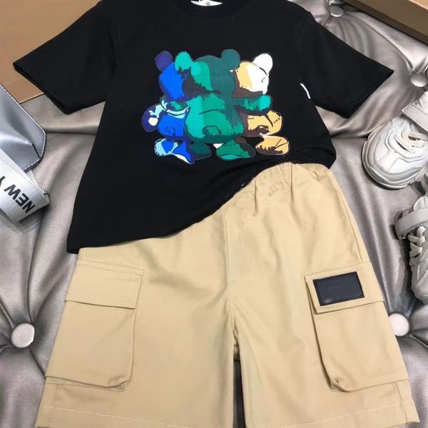 2022ss news child designer clothe sets bear childrens kids short sleeve t-shirt print shorts set suit brand boys clothing cotton t320k, White
2022ss news child designer clothe sets bear childrens kids short sleeve t-shirt print shorts set suit brand boys clothing cotton t320k, White