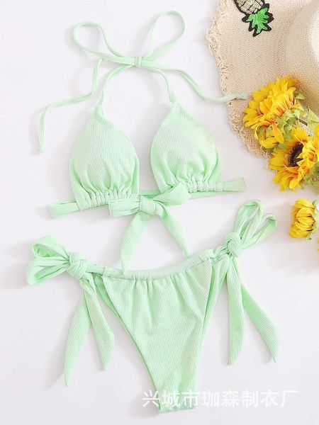 women's solid color bikini swimsuit bikini 2022 new solid color split swimwear, White;black
women's solid color bikini swimsuit bikini 2022 new solid color split swimwear, White;black
