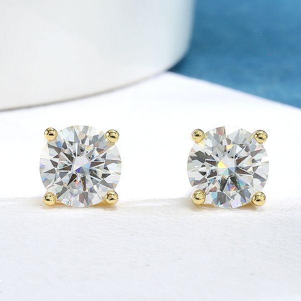 earrings 18k gold stud earrings for women 925 sterling silver fashion wedding lab created diamond gift for jewelry 220526, Golden;silver
earrings 18k gold stud earrings for women 925 sterling silver fashion wedding lab created diamond gift for jewelry 220526, Golden;silver