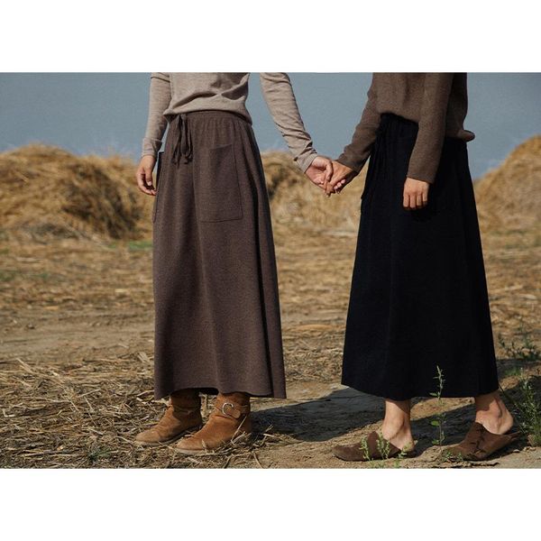 skirts 2022 style wool women fashion long skirt chinese lace high waist pocket solid color ladies, Black
skirts 2022 style wool women fashion long skirt chinese lace high waist pocket solid color ladies, Black