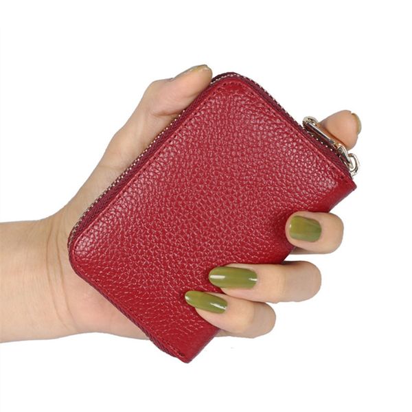 anti-theft brush head layer cowhide organ card holder multi-card leather holder women men's zipper wallet coin purse, Brown;gray
anti-theft brush head layer cowhide organ card holder multi-card leather holder women men's zipper wallet coin purse, Brown;gray