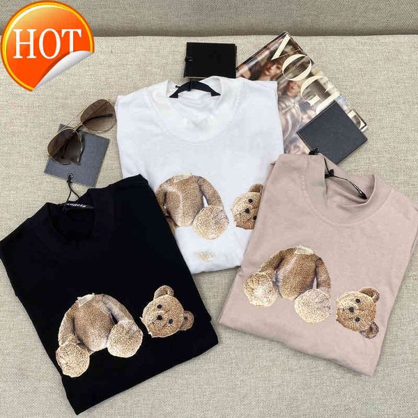 trend men t shirt plamangels spring summer classic severed bear cartoon print loose and versatile three color shirts women, White
trend men t shirt plamangels spring summer classic severed bear cartoon print loose and versatile three color shirts women, White