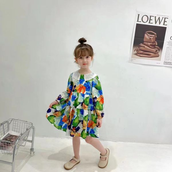 luxury kids paint flowers printed dresses girls fold lapel long sleeve dress 2022 autumn children princess clothing a8887, Red;yellow
luxury kids paint flowers printed dresses girls fold lapel long sleeve dress 2022 autumn children princess clothing a8887, Red;yellow