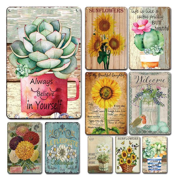 retro nostalgia flower art poster metal tin sign vintage home sweet home decor metal plate rustic living room decoration plaques 
retro nostalgia flower art poster metal tin sign vintage home sweet home decor metal plate rustic living room decoration plaques