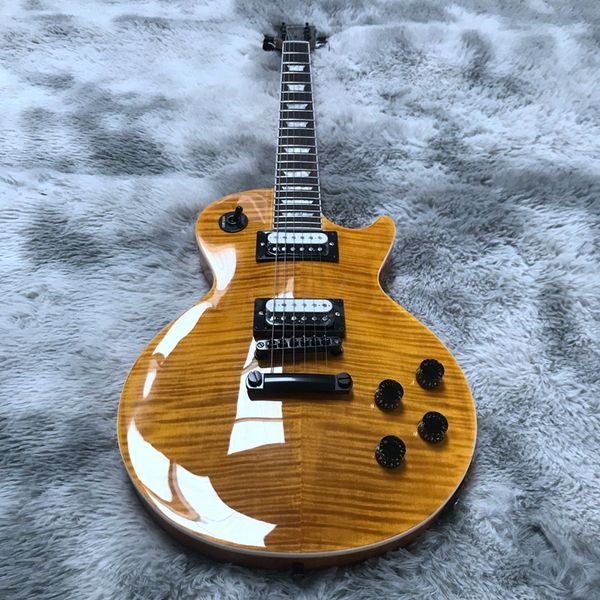 high quilty electric guitar maple flame made in china beautiful and cool
high quilty electric guitar maple flame made in china beautiful and cool