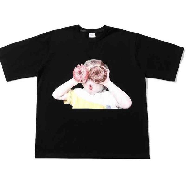 22 spring and summer new fashion br adlv men's women's donuts pure cotton short sleeve subverse half lovers version 4 t-shirt fash, White;black
22 spring and summer new fashion br adlv men's women's donuts pure cotton short sleeve subverse half lovers version 4 t-shirt fash, White;black