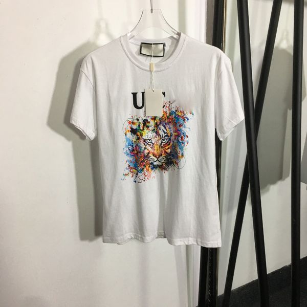 2022 summer brand t shirt cotton womens newly lady t-shirt colorblock tiger print homme sport t shirts women fashion loose soft fabric sml f, White
2022 summer brand t shirt cotton womens newly lady t-shirt colorblock tiger print homme sport t shirts women fashion loose soft fabric sml f, White
