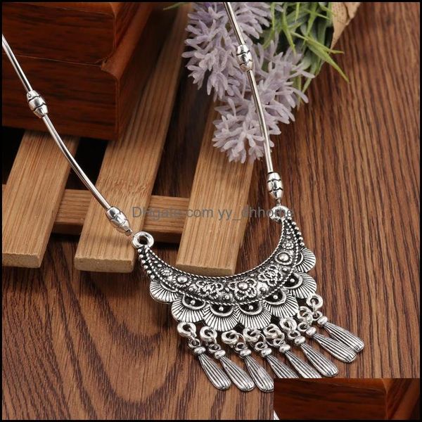pendant necklaces pendants jewelry vintage bohemian metal tassel for women big statement carved flower geometric pattern bijuterias drop d, Silver
pendant necklaces pendants jewelry vintage bohemian metal tassel for women big statement carved flower geometric pattern bijuterias drop d, Silver