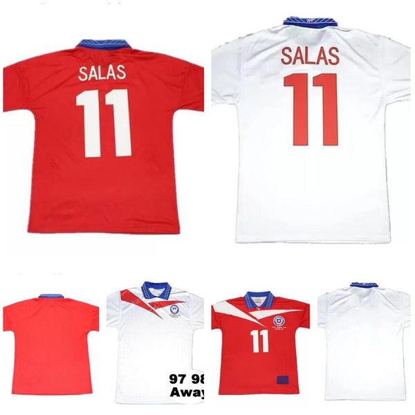 1997 1998 chile retro soccer jersey salas zamorano 97 98 final edition home red away white short sleeve football shirt uniforms, Black
1997 1998 chile retro soccer jersey salas zamorano 97 98 final edition home red away white short sleeve football shirt uniforms, Black