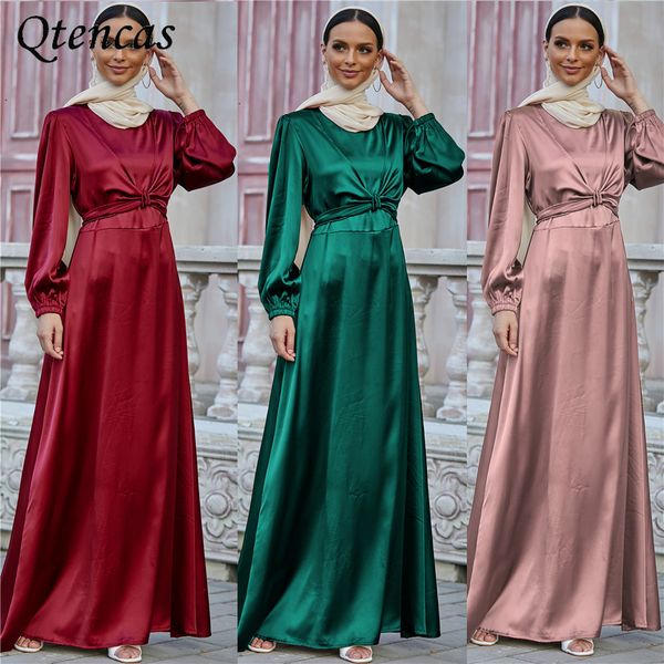 satin abayas for women turkish dresses eid ramadan long muslim dress solid fashion dubai abaya turkey modest islamic clothing, Red
satin abayas for women turkish dresses eid ramadan long muslim dress solid fashion dubai abaya turkey modest islamic clothing, Red