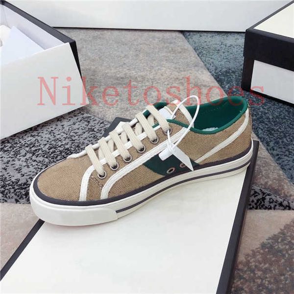 tennis 1977 sneakers green and red web stripe shoes italy embroidered women luxurys designer sneaker sports print men canvas casual, Black
tennis 1977 sneakers green and red web stripe shoes italy embroidered women luxurys designer sneaker sports print men canvas casual, Black